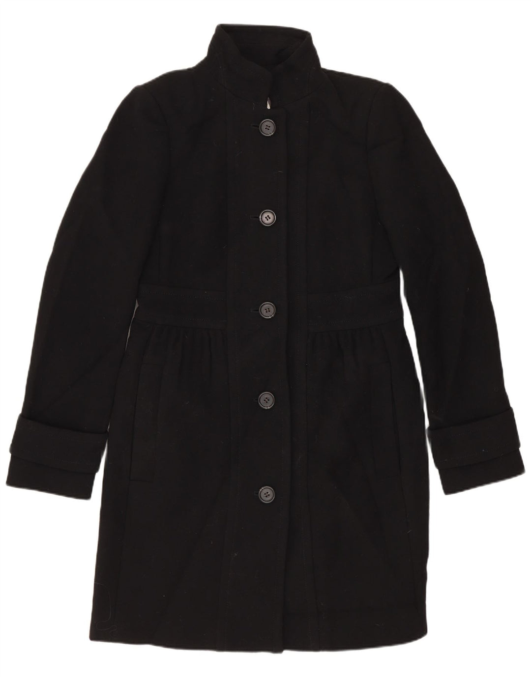 Sobretudo feminino J. CREW US 2 XS preto nylon
