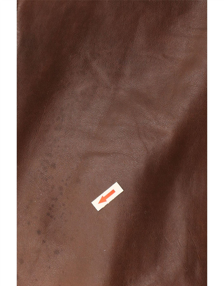Jaqueta masculina de couro Conbipel Natural Wear IT 52 XL marrom