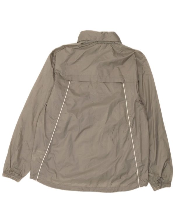 Adidas Mens Rain Jacket UK 38 Médio Cinza Nylon