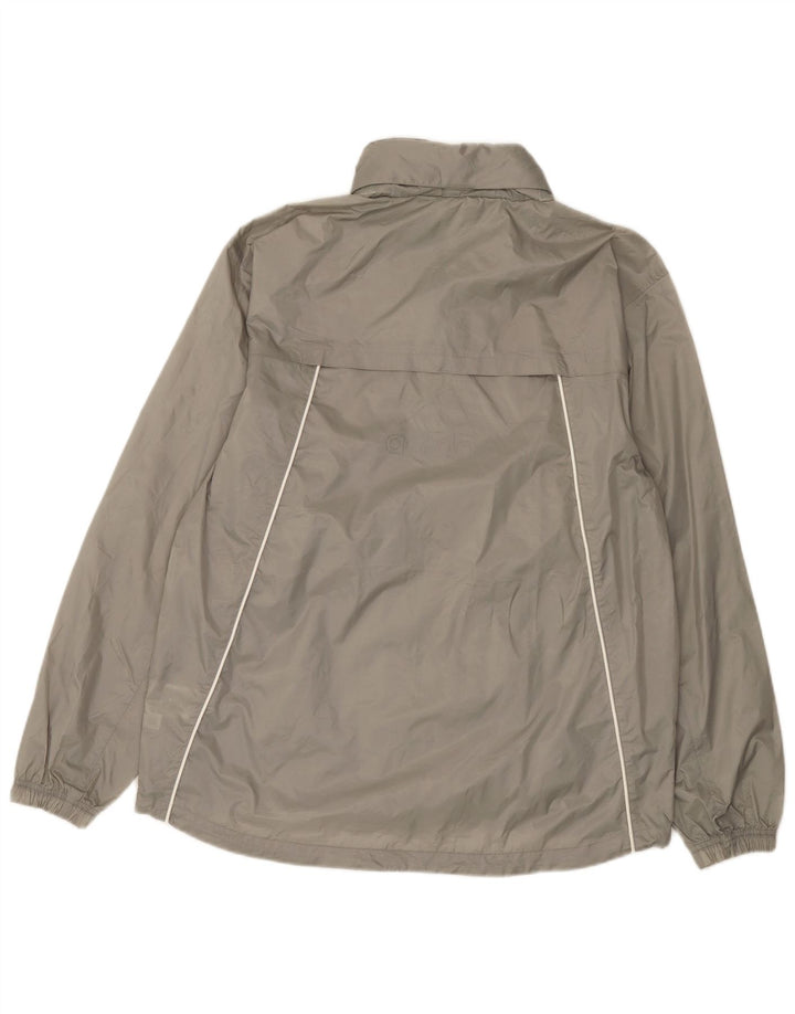 Adidas Mens Rain Jacket UK 38 Médio Cinza Nylon