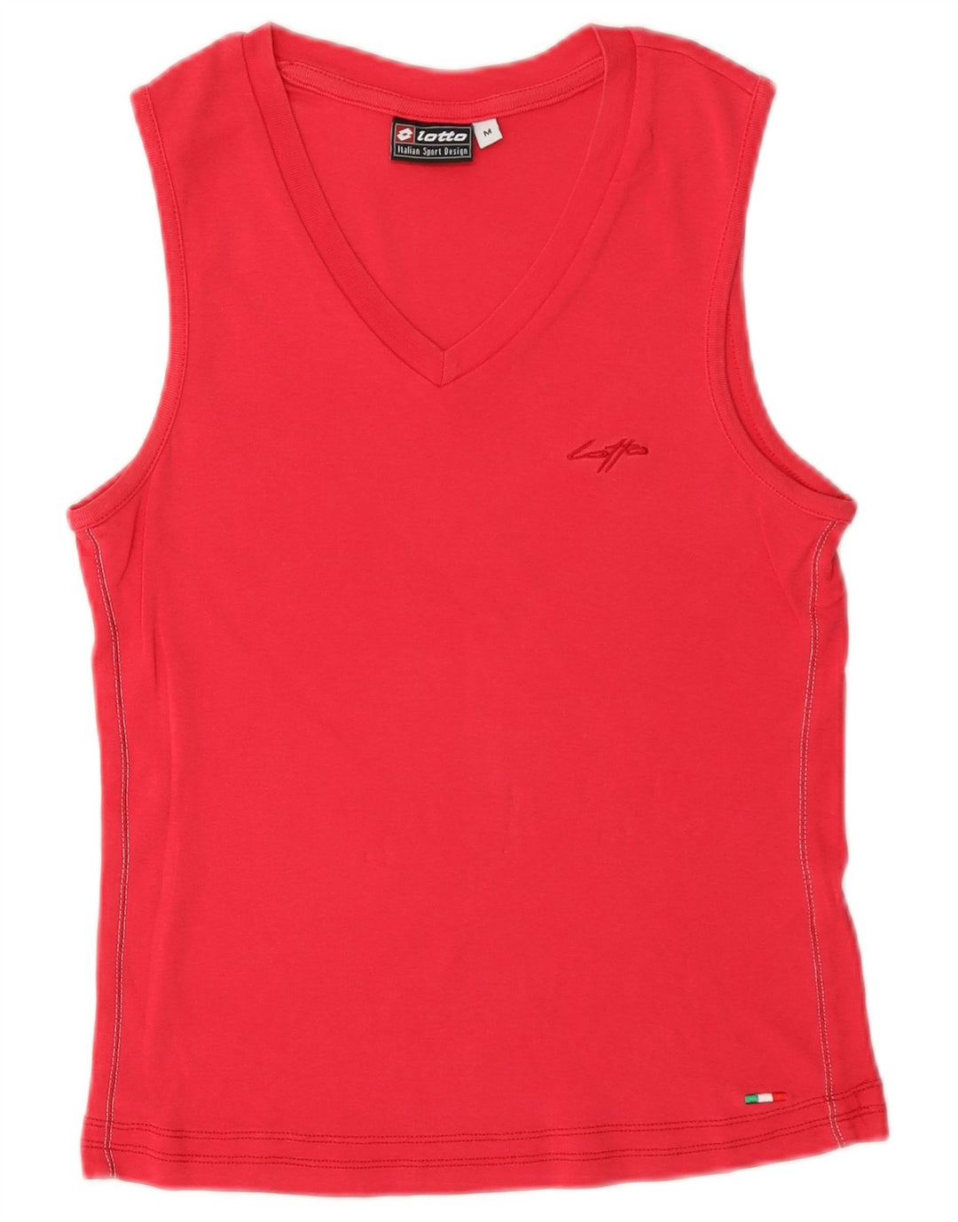 Lotto Womens Vest Top UK 14 Médio Vermelho
