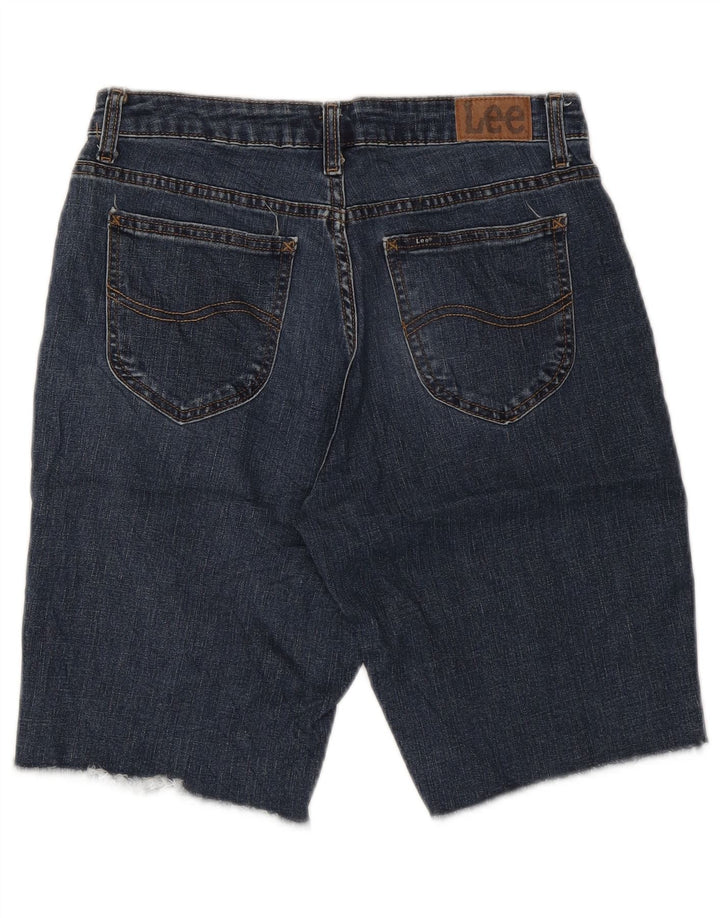 Shorts jeans feminino LEE EUA 10 grande W30 algodão azul