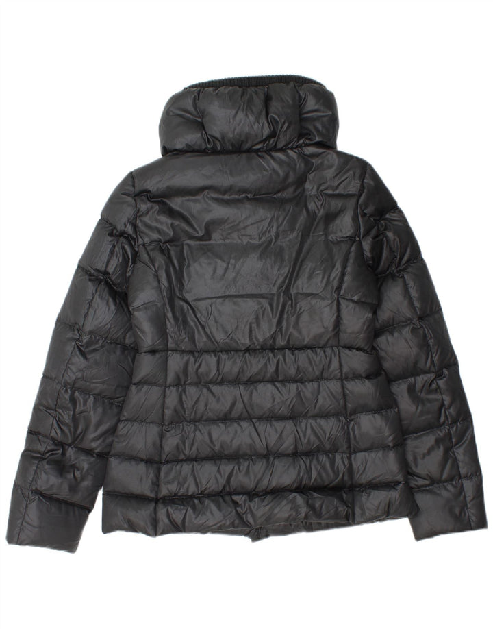Jaqueta acolchoada feminina Sisley IT 38 XS azul marinho poliéster