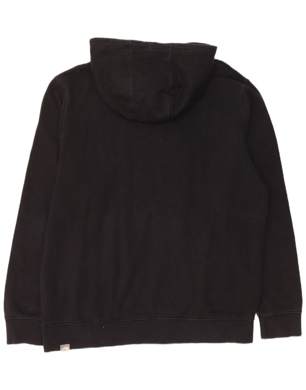 THE NORTH FACE Mens Graphic Hoodie Jumper XL Algodão Preto