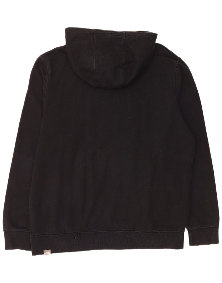 THE NORTH FACE Mens Graphic Hoodie Jumper XL Algodão Preto