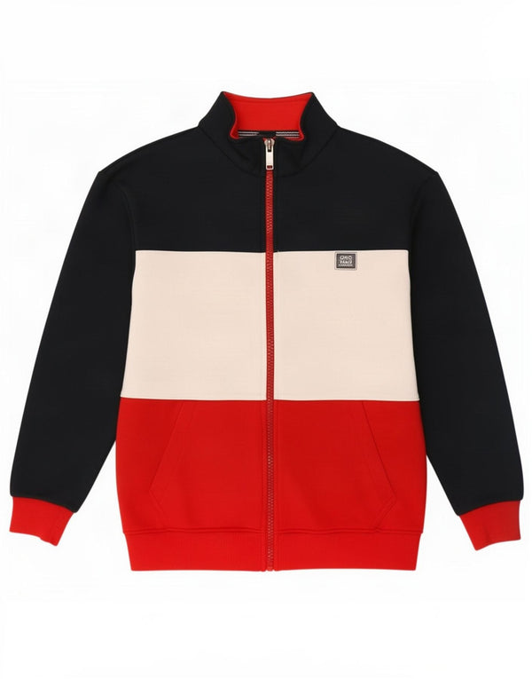 Jack & Jones Mens Treino Top Jaqueta Médio Multicolorido Colorblock