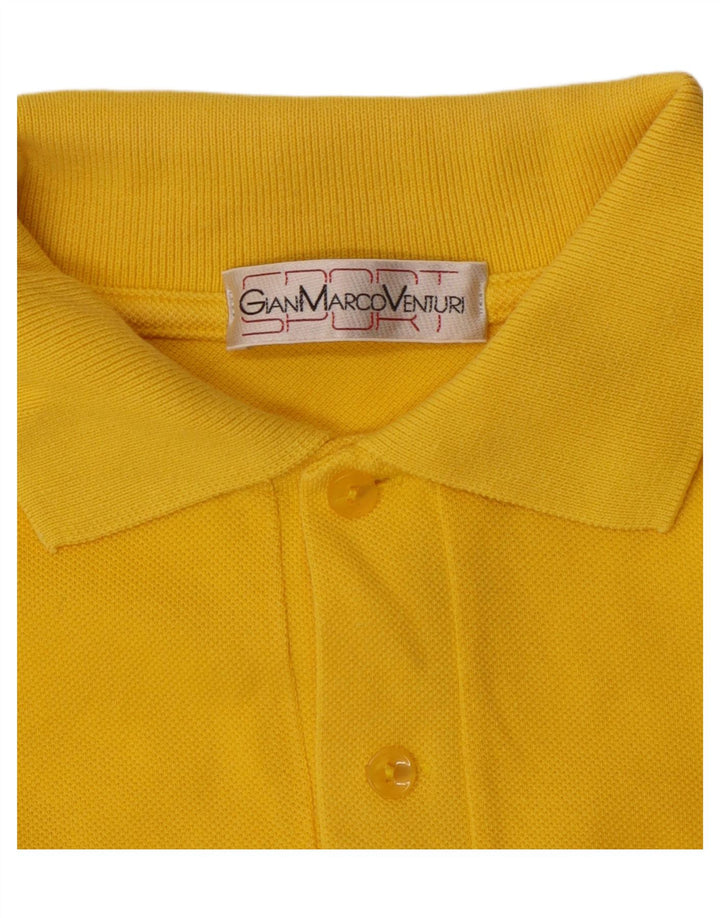 Camisa polo masculina Gian Marco Venturi grande amarela