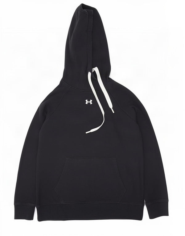 Under Armour Mens Hoodie Jumper Médio Algodão Preto