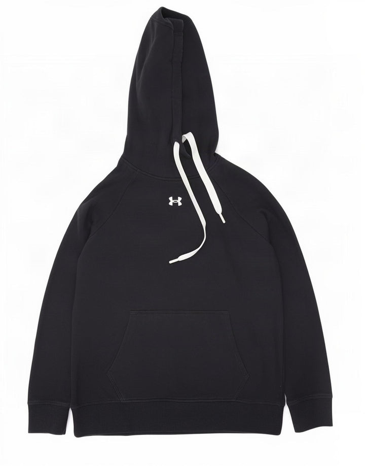 Under Armour Mens Hoodie Jumper Médio Algodão Preto
