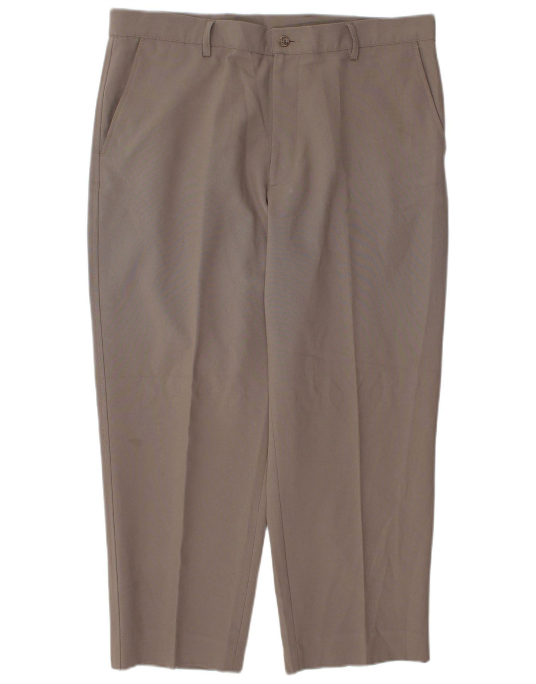 Calça Chino Cônica Masculina Farah W38 L27 Poliéster Marrom