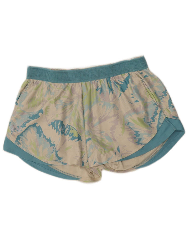 Shorts esportivos femininos Under Armour Heat Gear UK 12 médio multicolorido