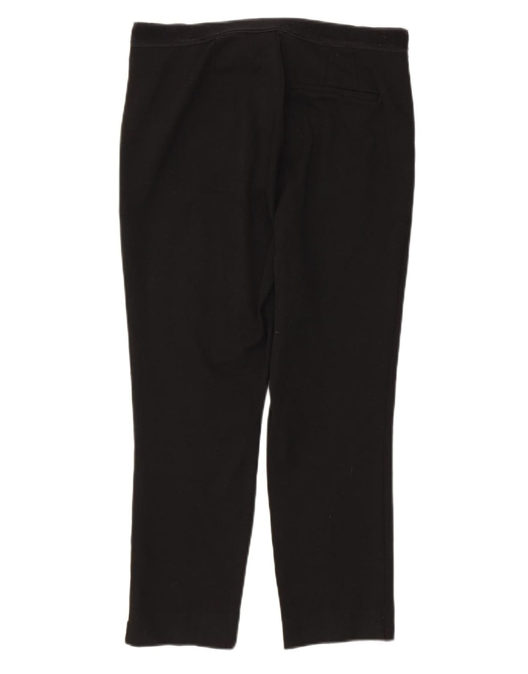 Calça feminina Marks & Spencer Slim Suit Reino Unido 12 Médio W32 L25 Preta