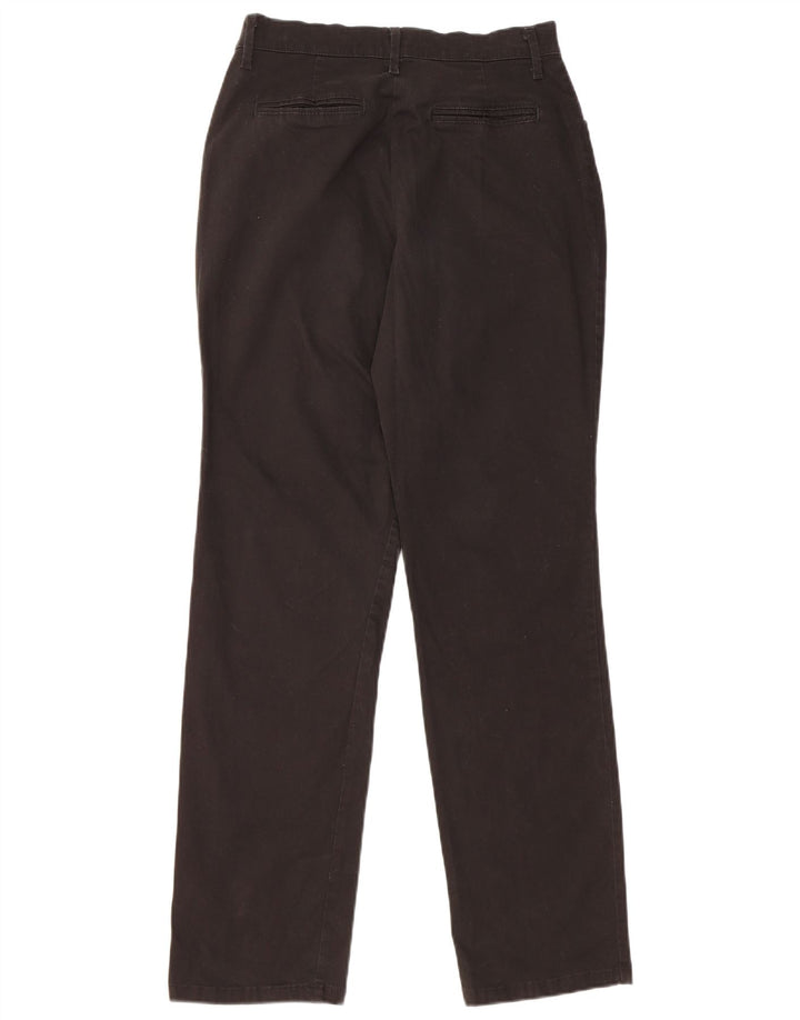 Calça feminina casual reta LEE US 4 pequena W28 L31 algodão preto