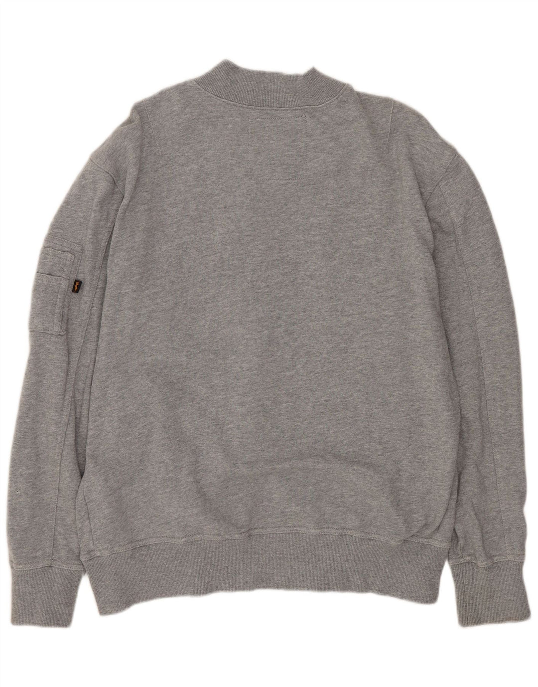 ALPHA INDUSTRIES Jaqueta masculina de agasalho cinza médio