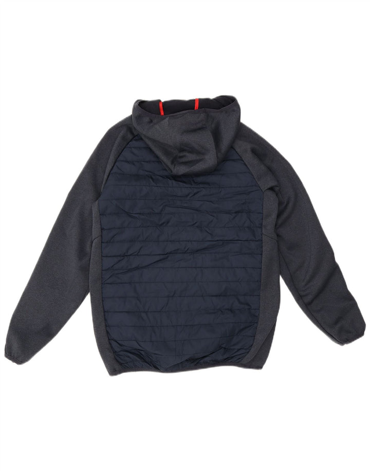 Jaqueta bomber com capuz para meninos Jack & Jones 9-10 anos azul marinho Colourblock