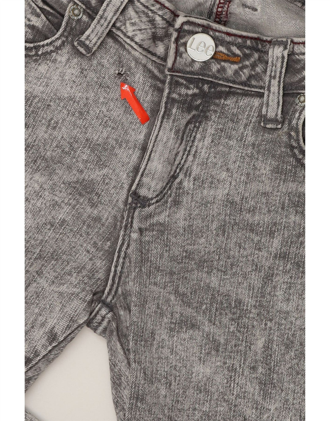 LEE Womens Skinny Jeans W25 L26 Grey Cotton Vintage Lee and Second-Hand Lee from Messina Hembry 