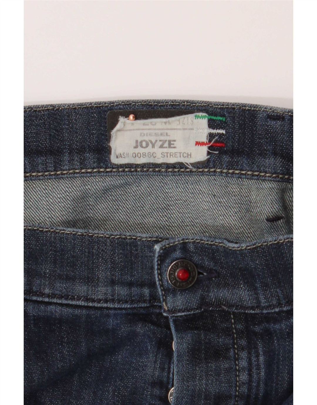 Diesel Feminino Joyze Slim Jeans W27 L28 Azul Algodão
