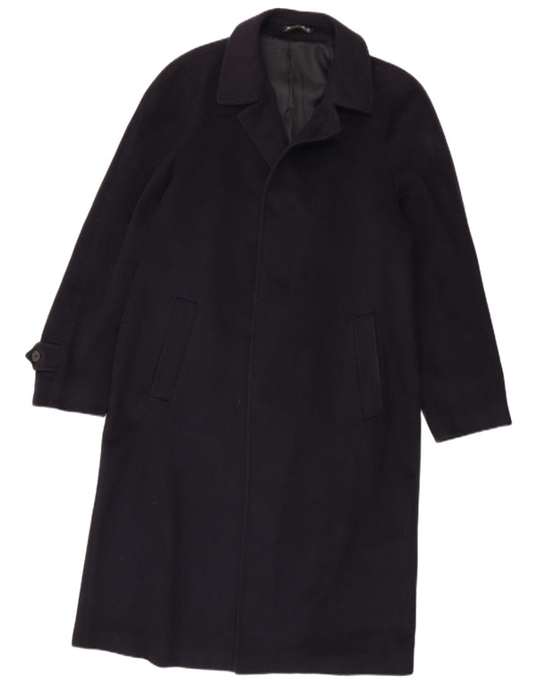 Del Mare 1911 Mens Overcoat IT 46 Pequeno Azul Marinho