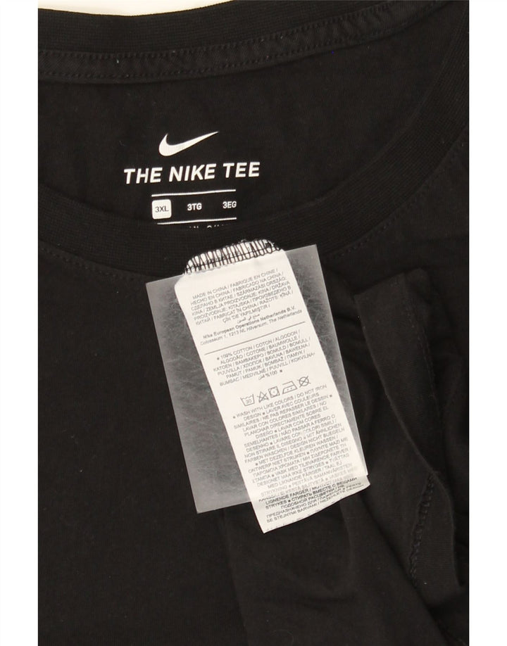 Camiseta masculina Nike Top 3XL algodão preto
