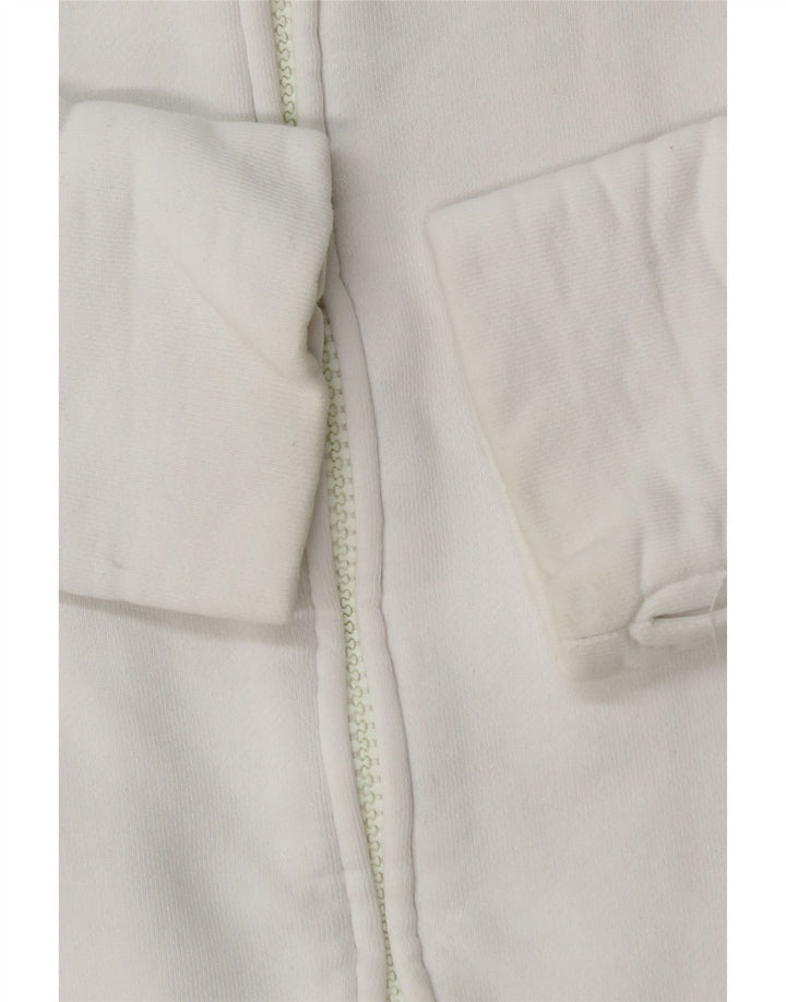 Jaqueta feminina de treino com corte gráfico Bench UK 10 algodão branco pequeno