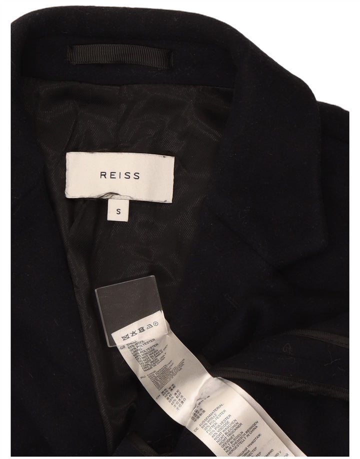 Sobretudo masculino Reiss UK 36 pequeno lã azul marinho