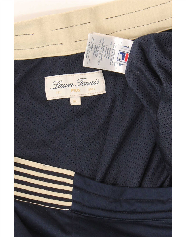 Calça de treino feminina Fila UK 18 XL azul marinho poliéster