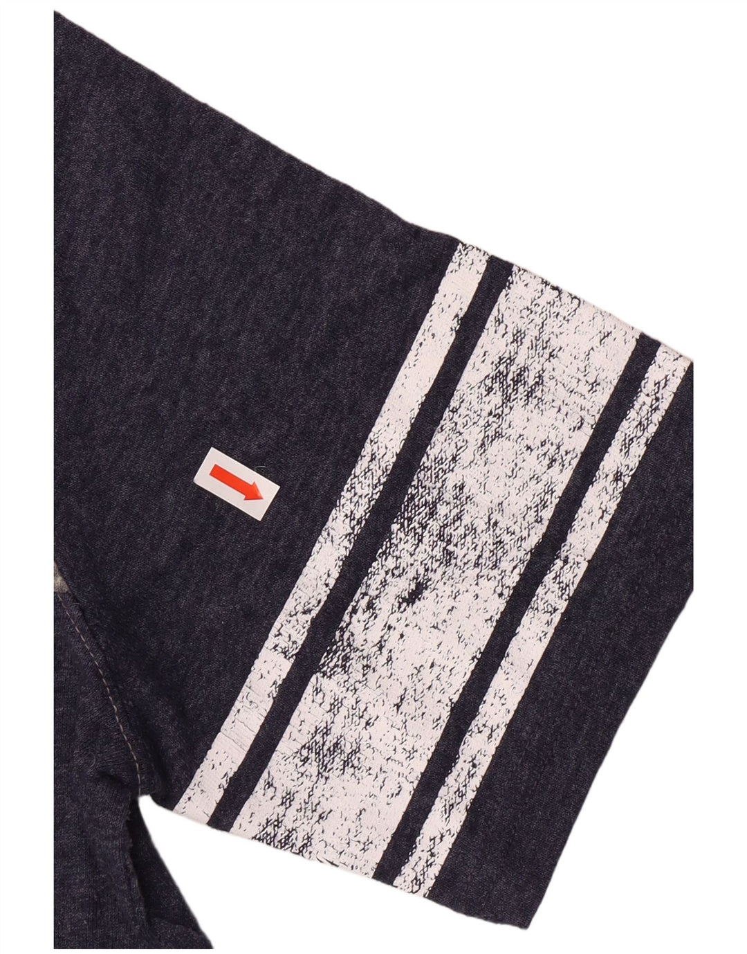 Camiseta feminina Reebok Graphic Top UK 14 grande azul marinho poliéster