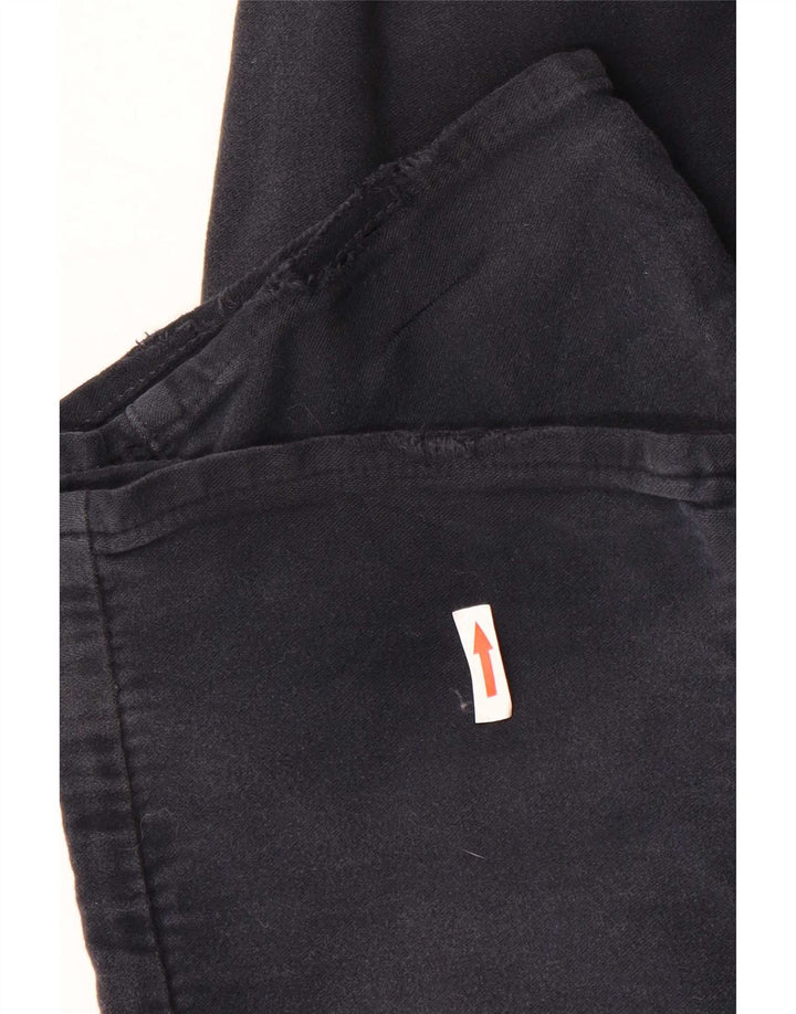 Calça casual masculina Marks & Spencer regular W36 L29 algodão azul marinho