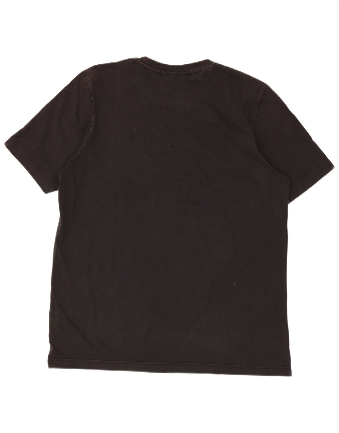 Adidas Mens Graphic T-Shirt Top Médio Algodão Preto