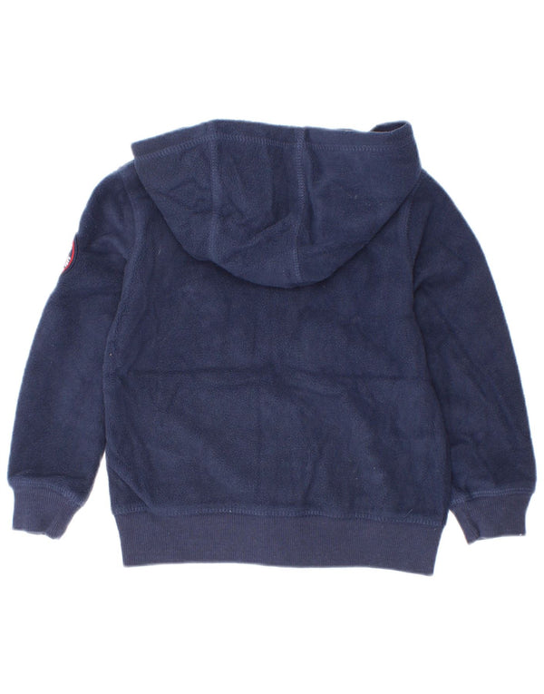 Suéter Levi's Baby Boys Fleece Zip com capuz 18-24 meses Azul marinho Poliéster