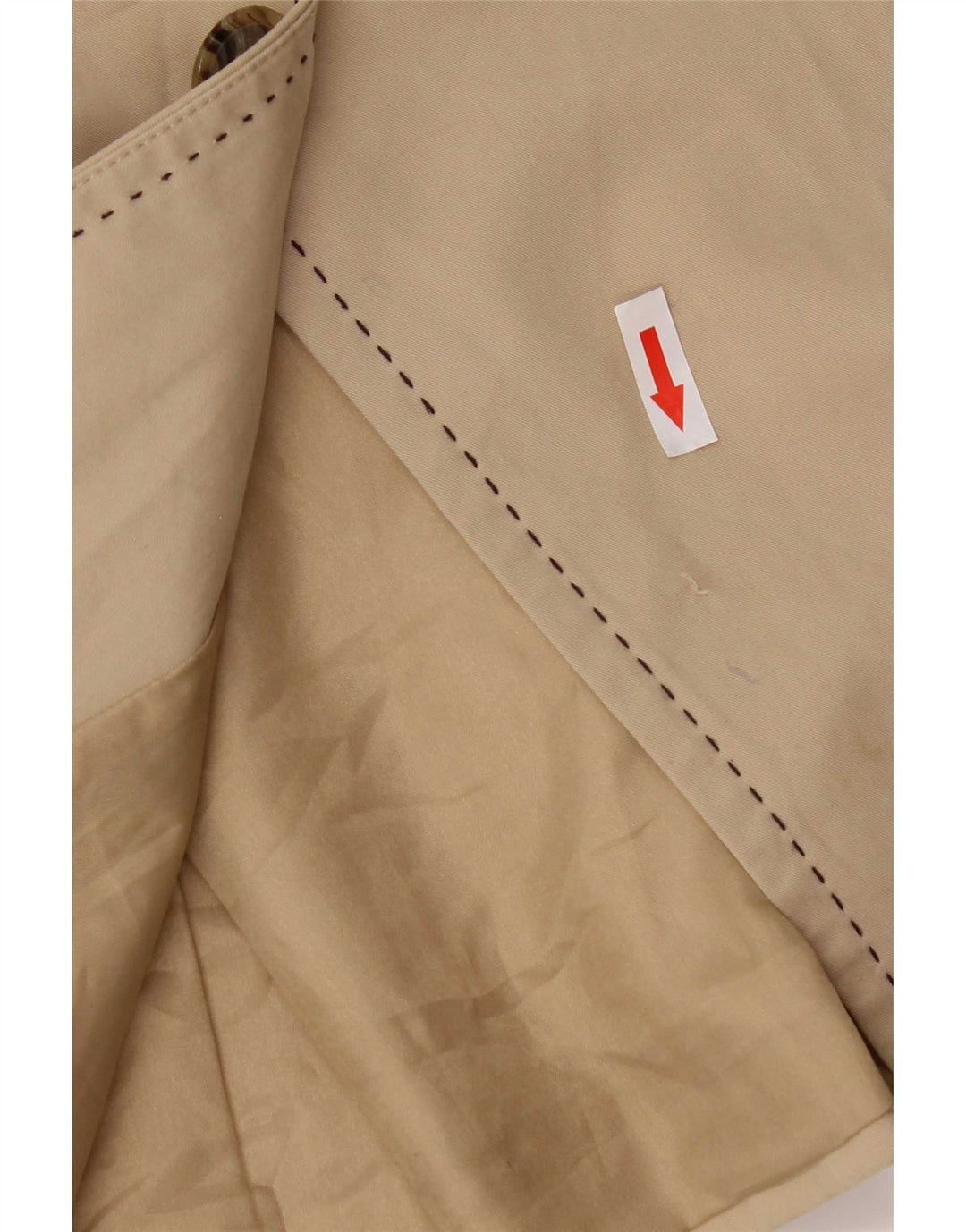 Jaqueta militar feminina Tommy Hilfiger Reino Unido 10 algodão bege pequeno