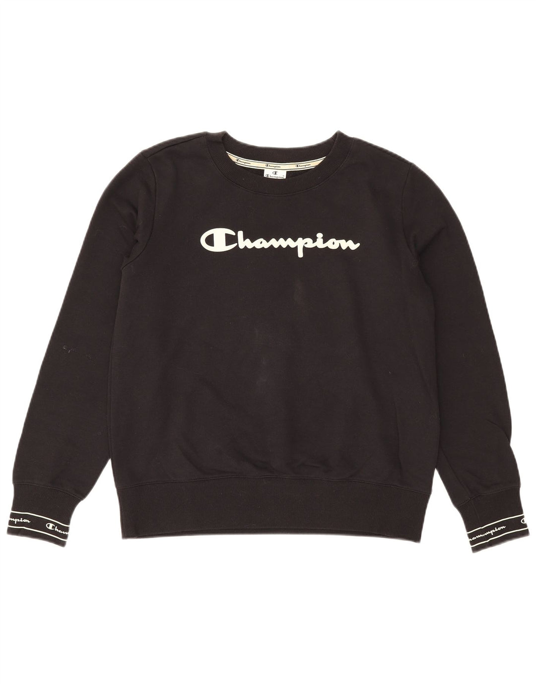 Champion moletom gráfico masculino jumper grande algodão preto