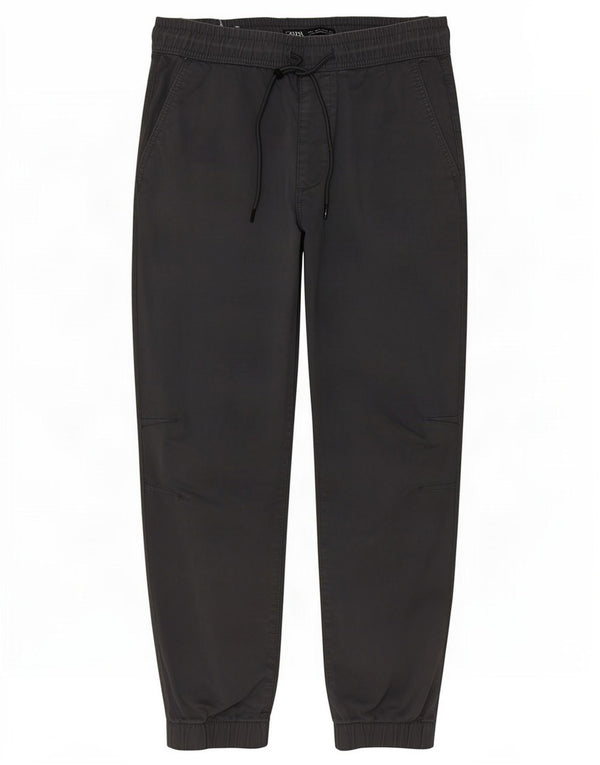 Calça jogger masculina Zara Chino pequena W30 L28 algodão cinza