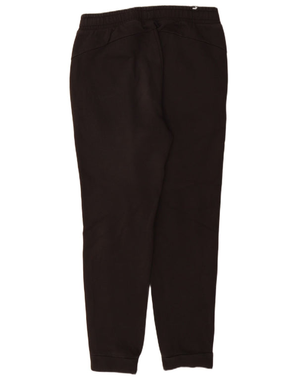 Calça de treino masculina Puma Joggers grande algodão preto