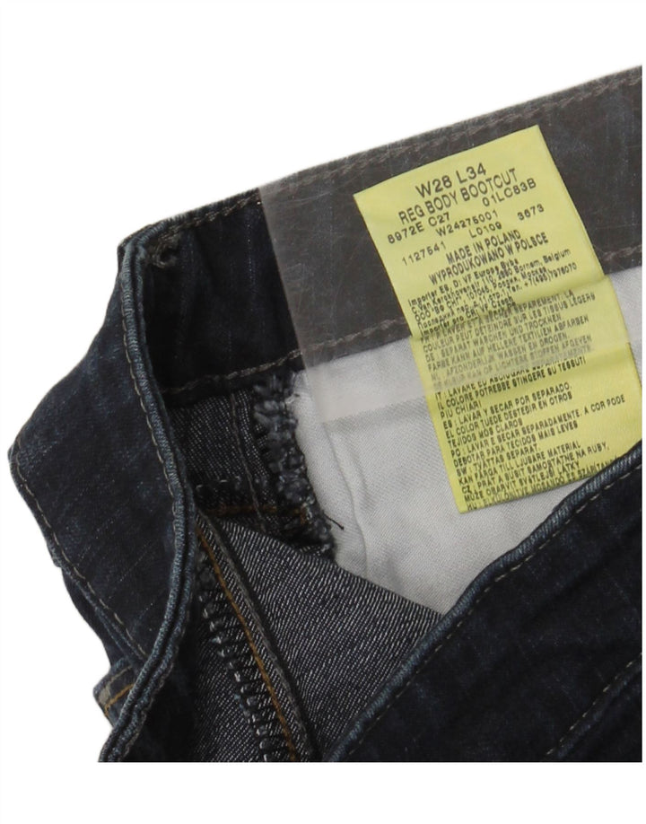 Jeans bootcut feminino WRANGLER W28 L34 algodão azul marinho