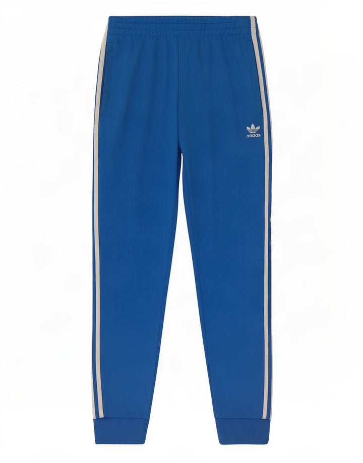 Adidas Mens Treino Calças Joggers Pequeno Poliéster Azul