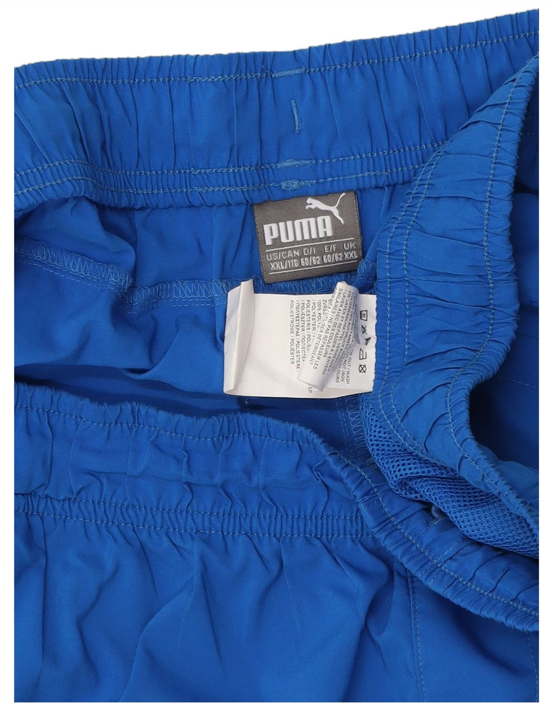 Shorts esportivos masculinos Puma 2XL azul poliéster