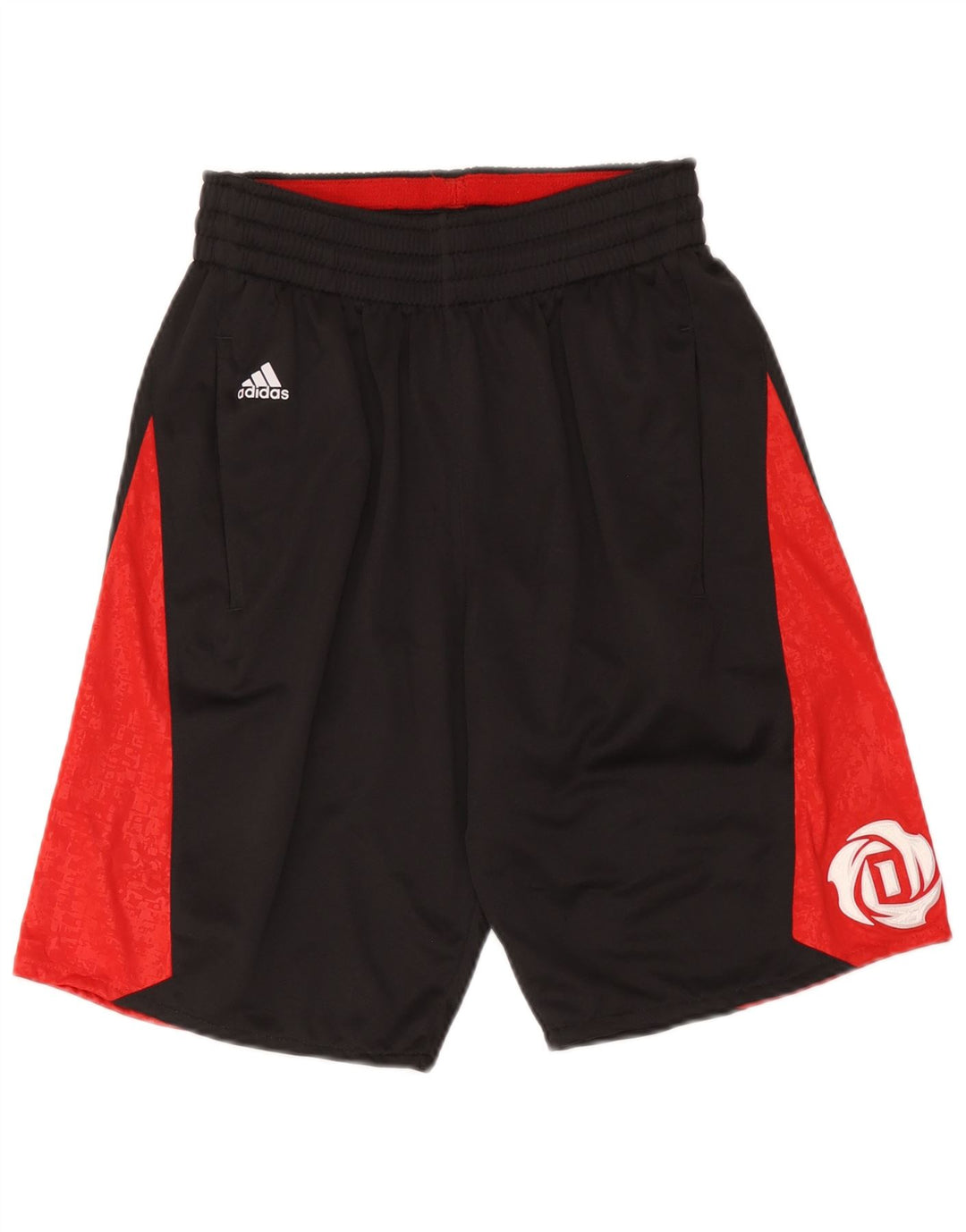 Adidas Mens Sport Shorts Pequeno Poliéster Colorblock Preto