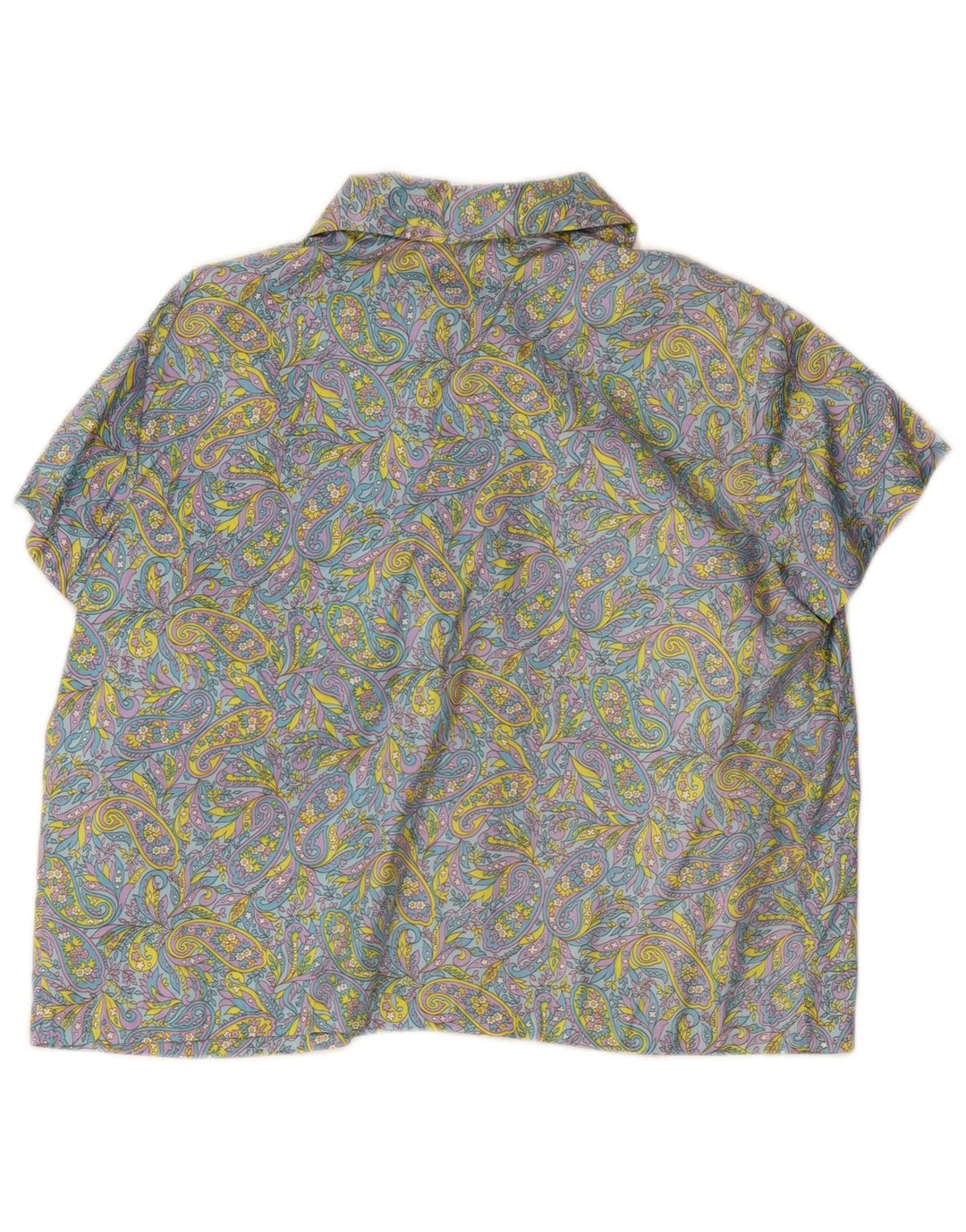 Blusa feminina Stella de manga curta EU 48 2XL multicolorida Paisley