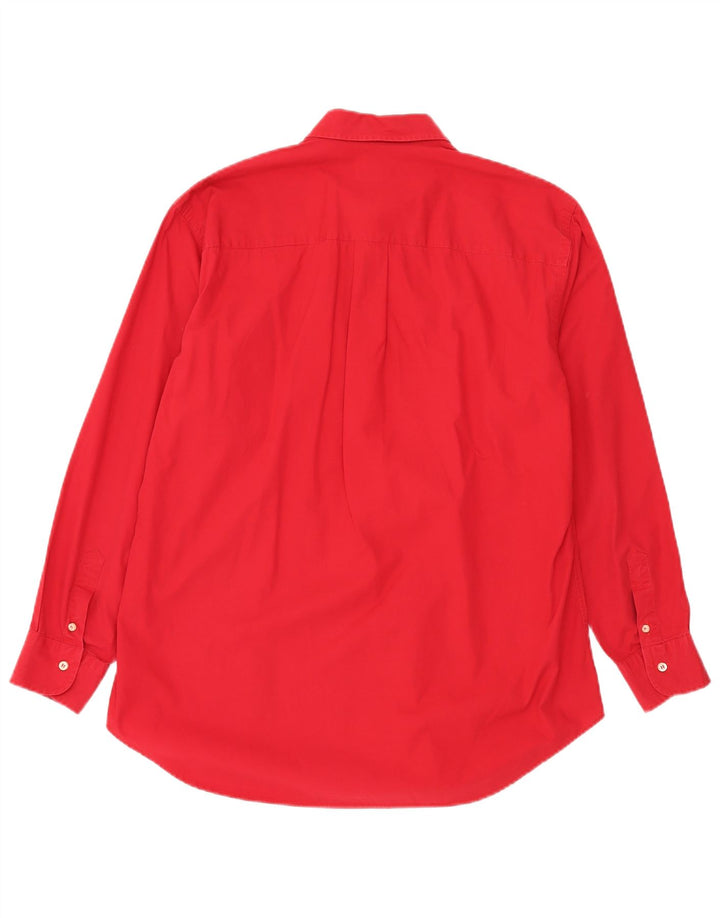 Camisa masculina BURBERRY grande algodão vermelho