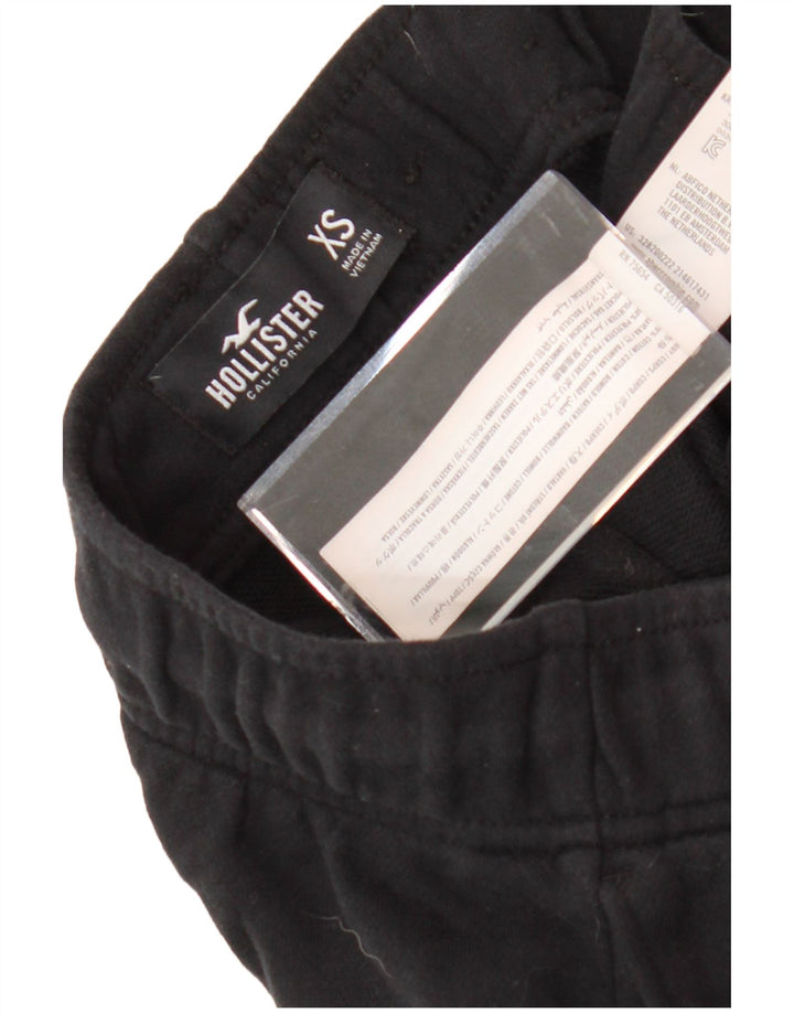 Shorts esportivos femininos HOLLISTER UK 6 XS algodão preto