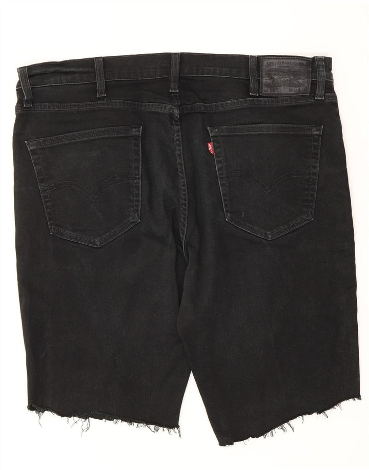 Shorts jeans masculino 511 Levi's W38 XL preto algodão