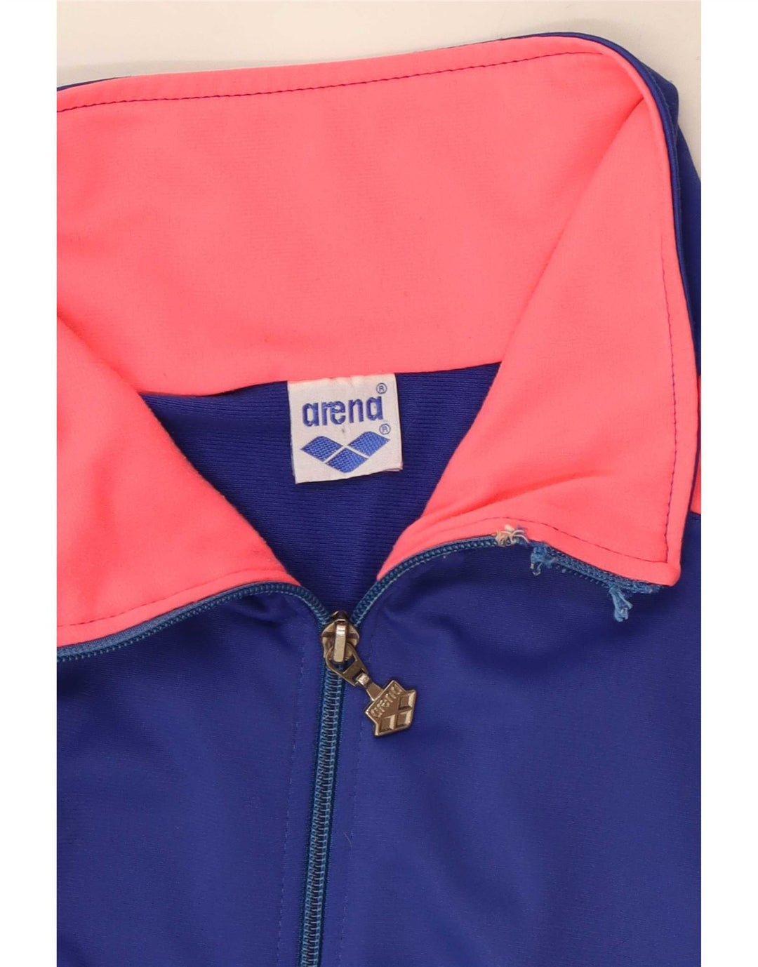 Arena Mens Graphic Tracksuit Top Jacket 2XL Azul Colorblock