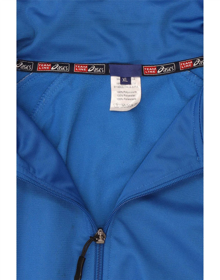 Asics Mens Tracksuit Top Jacket XL Azul Poliéster