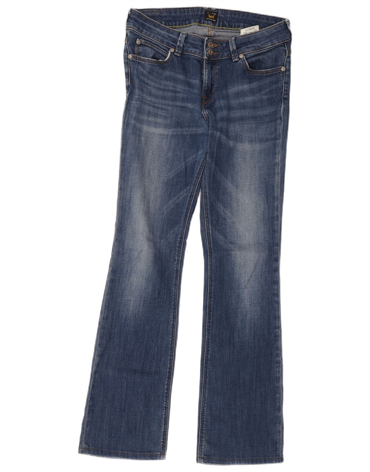 Lee Womens Joliet Bootcut Jeans W28 L31 Azul Algodão