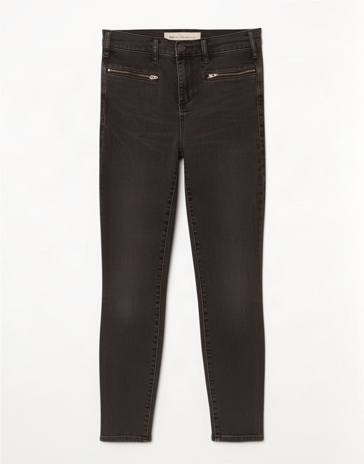 Jeans skinny feminino Gap W26 L26 preto