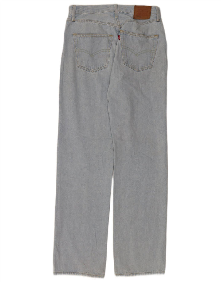 Levi's feminino 501 jeans retos W26 L32 algodão azul