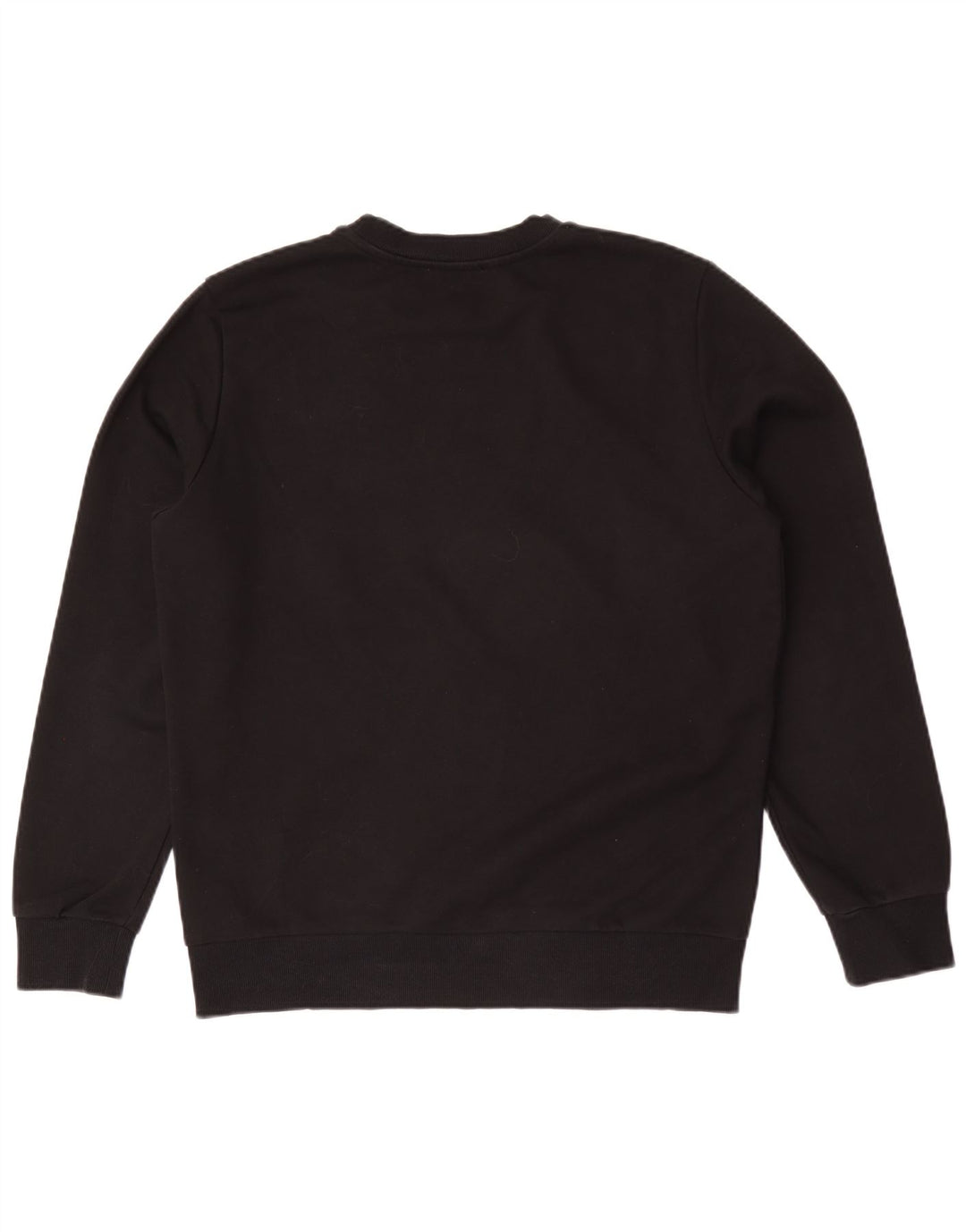 Diesel masculino gráfico moletom jumper médio algodão preto