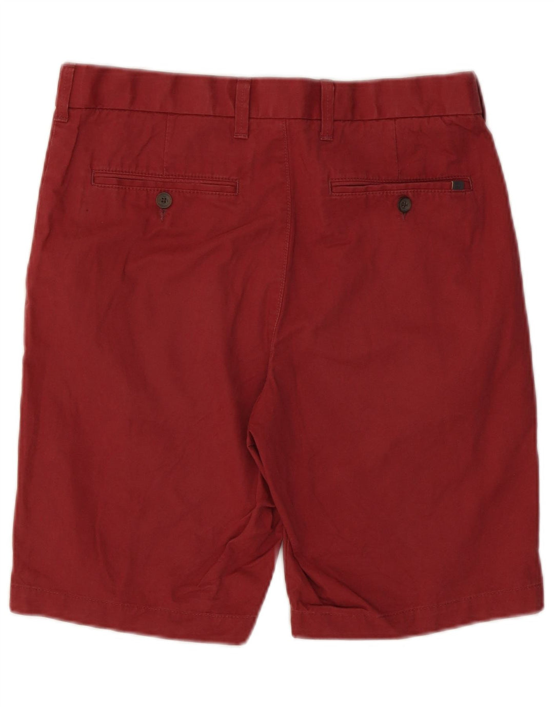 Shorts Chino Masculino Marks & Spencer W30 Médio Algodão Borgonha