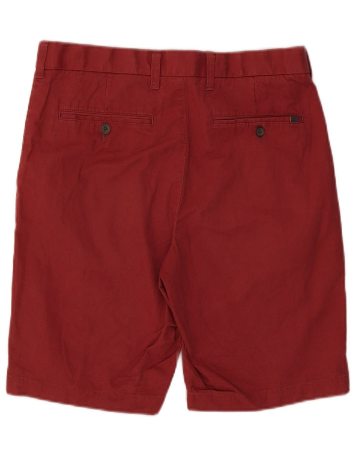 Shorts Chino Masculino Marks & Spencer W30 Médio Algodão Borgonha